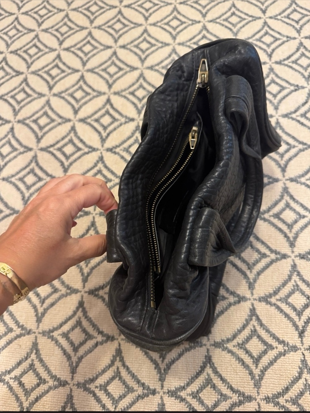 Alexander Wang black Rocco leather bag - Picture 5 of 5
